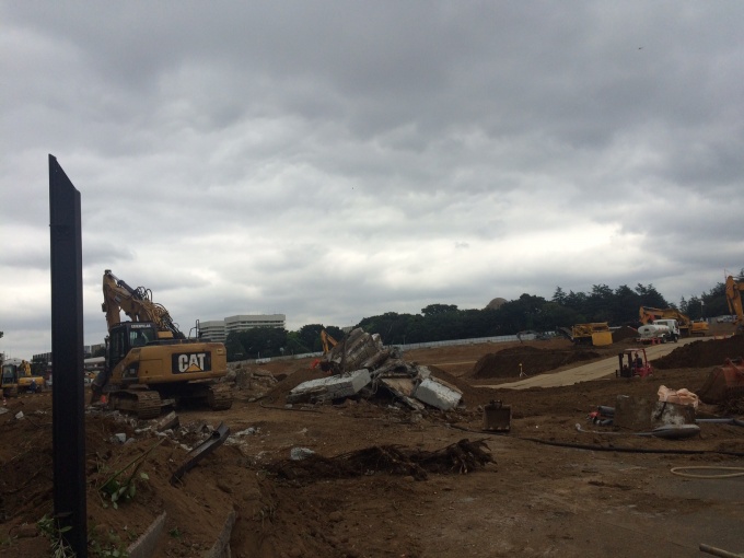 もうあの国立競技場の面影はありません