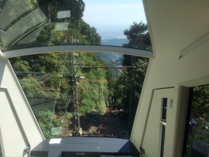 新しくなったばかりのケーブルカー