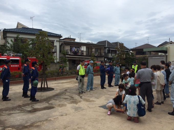 150913中幡防災訓練②